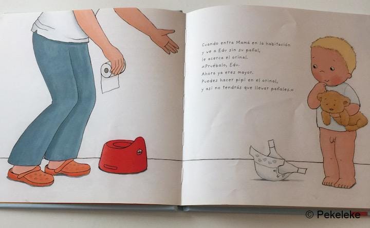Edu ya no quiere llevar pañales (interior)