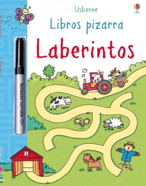 Libros Pizarra Usborne - Laberintos (portada)