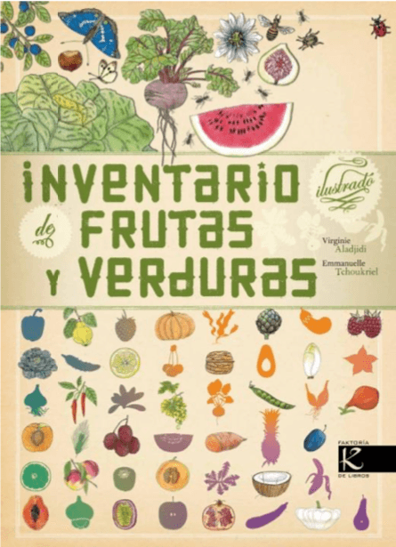 Inventario ilustrado de frutas y verduras - Reseña en Pekeleke