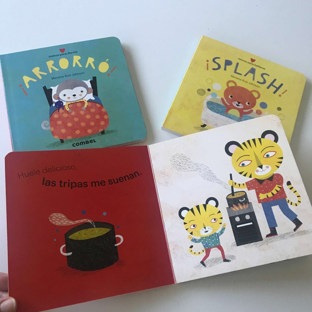 "Colección Mimos" de Mariana Ruiz Johnson en Combel Editorial - "¡Ñam!"